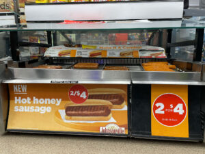 Inside view of Moorpark Express Wash food mart